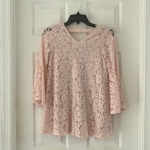 Soft peach kids top